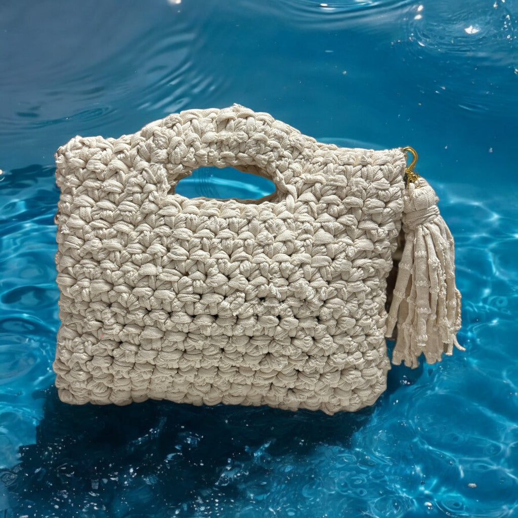 BOLSO DE TRAPILLO COLOR CRUDO