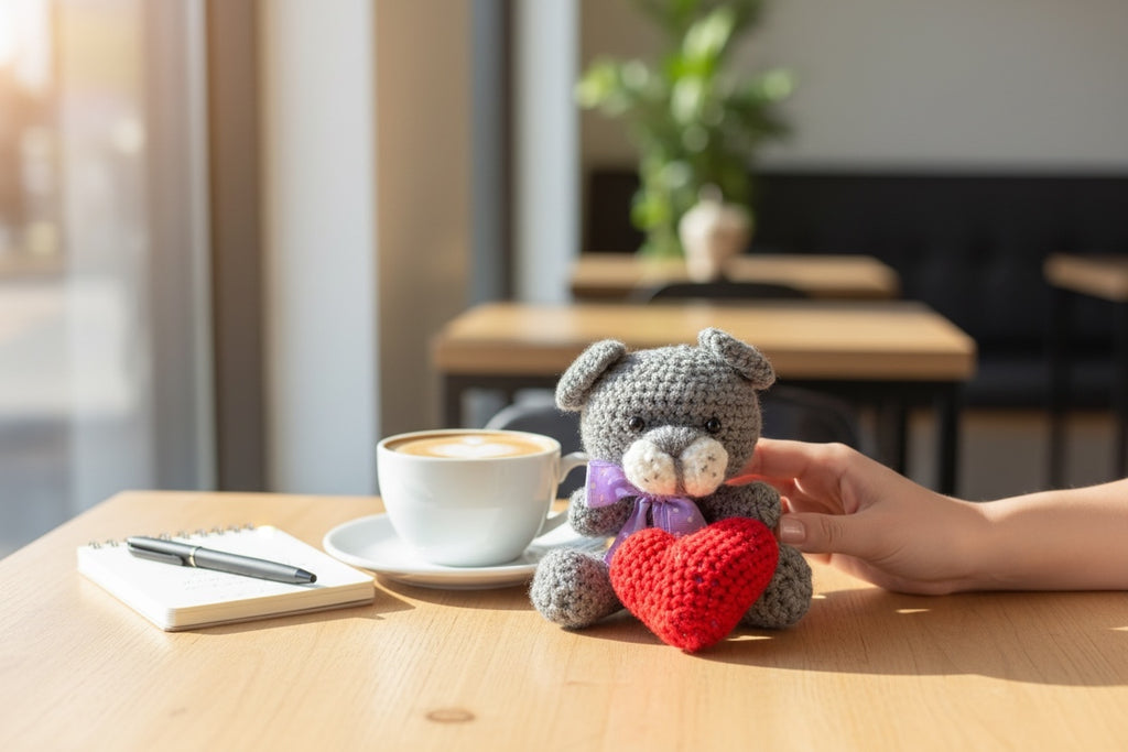 Oso Pequeño Amigurumi Tejido Crochet Adorable Regalo