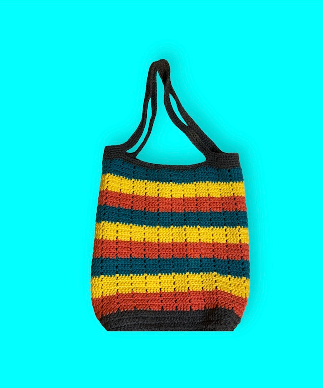 BOLSO TEJIDO A CROCHET
