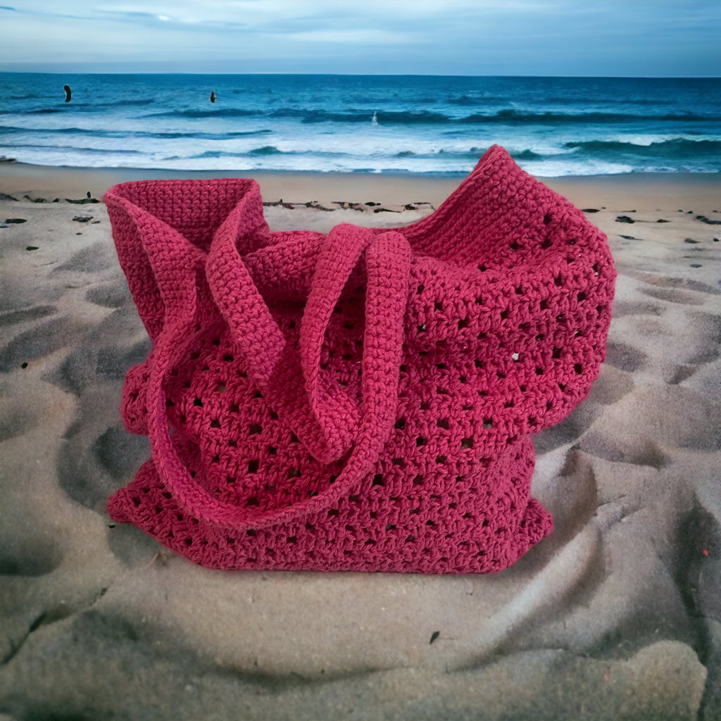 BOLSO TEJIDO A CROCHET CALADO