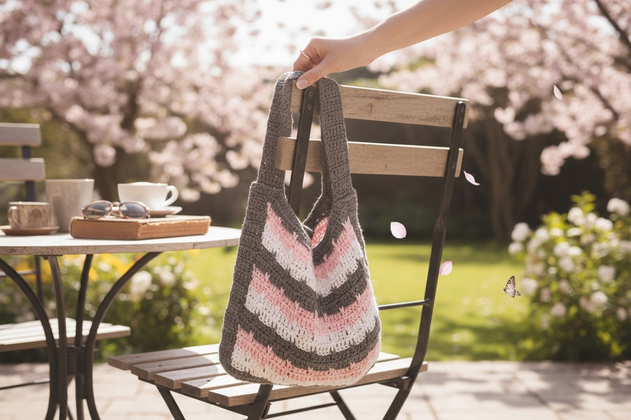 BOLSO TEJIDO A CROCHET