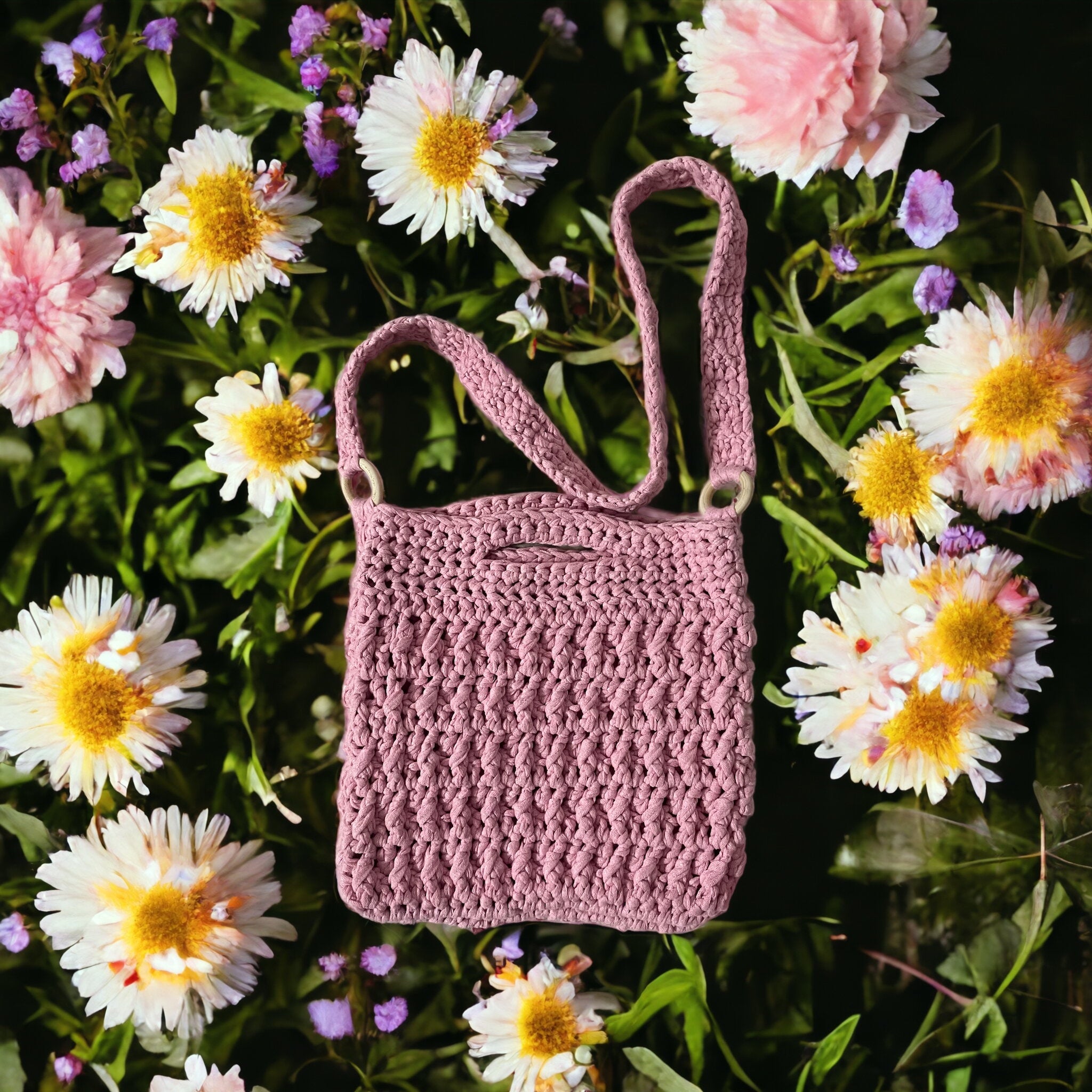 BOLSO TEJIDO A CROCHET