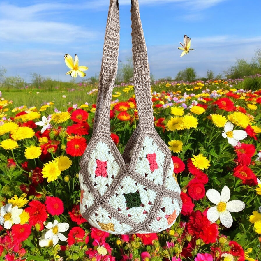 BOLSO DISEÑO GRANNR TGEJIDO A MANO