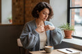 Chaqueta Crochet Kimono Gris