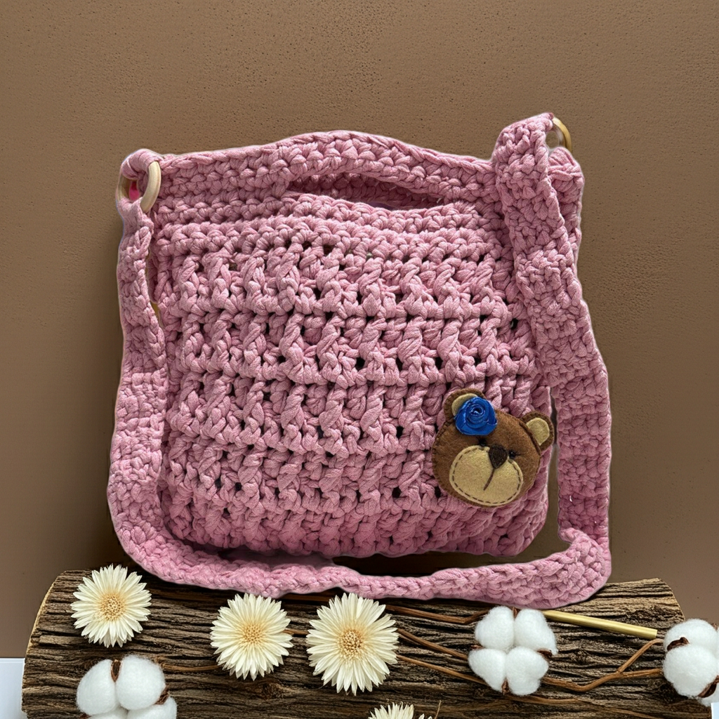 BOLSO TEJIDO A CROCHET