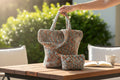 BOLSO TEJDO A CROCHET ESTILO BANDOLERA CON MONEDERO