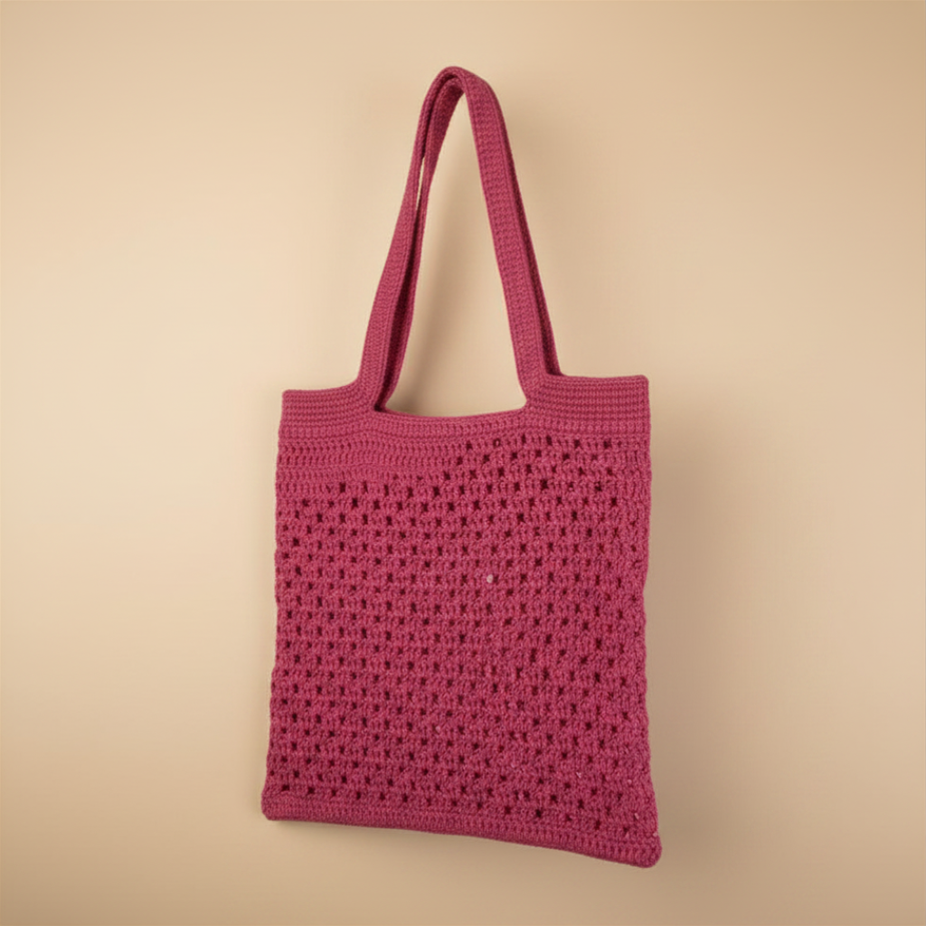 BOLSO TEJIDO A CROCHET CALADO