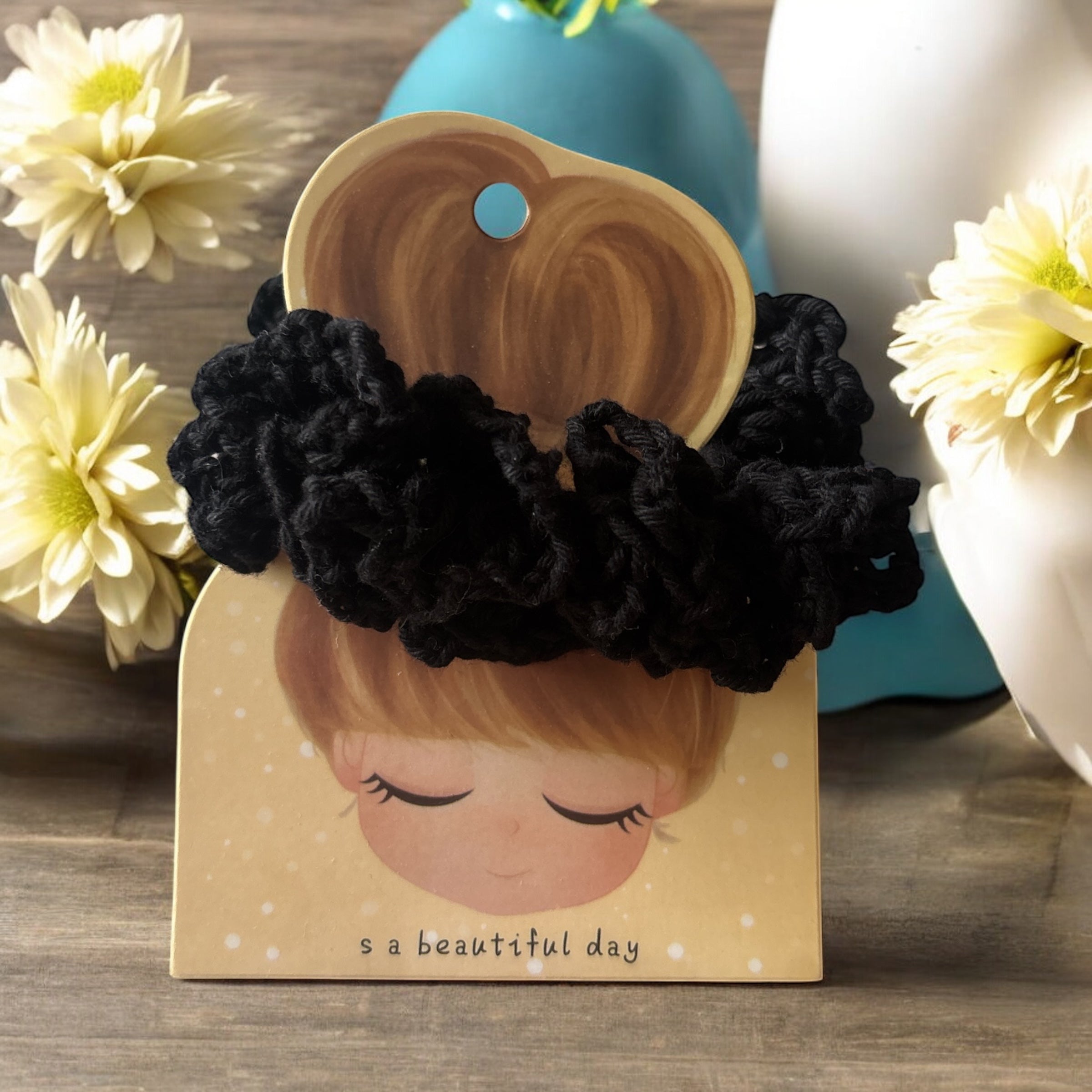 Coletero rosa en crochet – accesorio hecho a mano