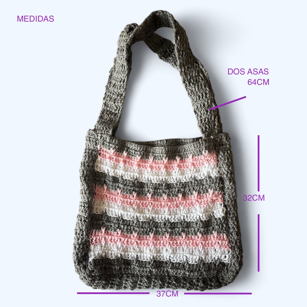 BOLSO TEJIDO A CROCHET