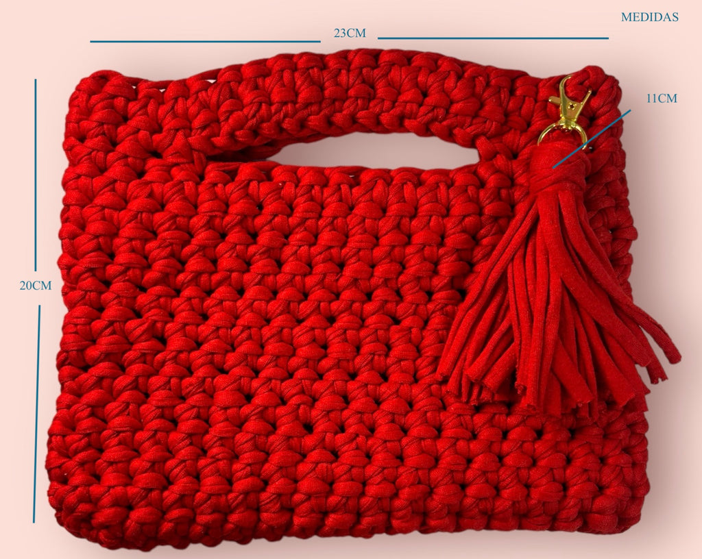 BOLSO DE TRAPILLO HECHO A MANO