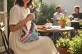 BOLSO DISEÑO GRANNY TEJIDO A CROCHET
