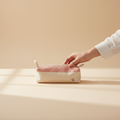 Bolsa rosa fondo beige profesional 1:1