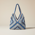Bolso crochet fondo beige profesional