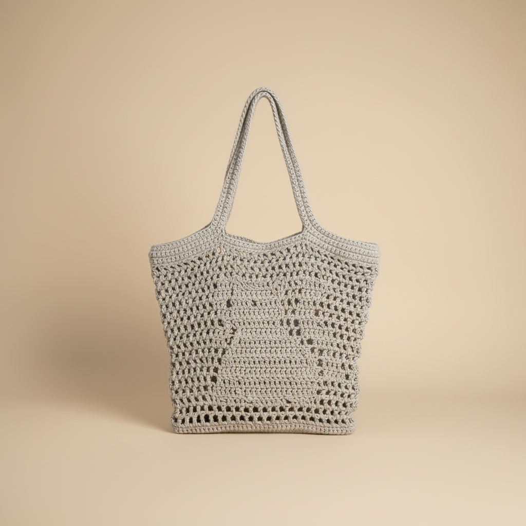Bolso crochet gato 1:1