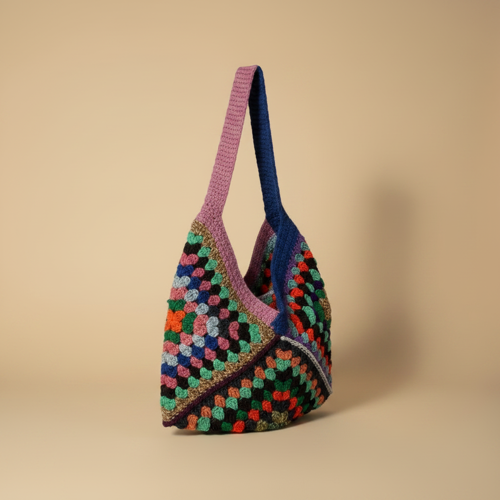 Bolso crochet - girado a la izquierda