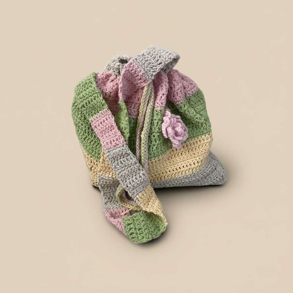 Bolso crochet – ángulo 3/4