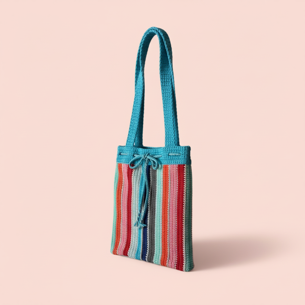 Bolso crochet - ángulo 3/4