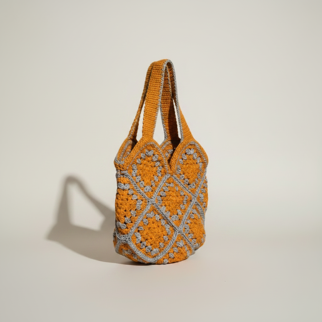 Bolso Crochet — Vista en Ángulo