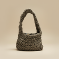 Chunky Natural Crochet Bag Professional Shot