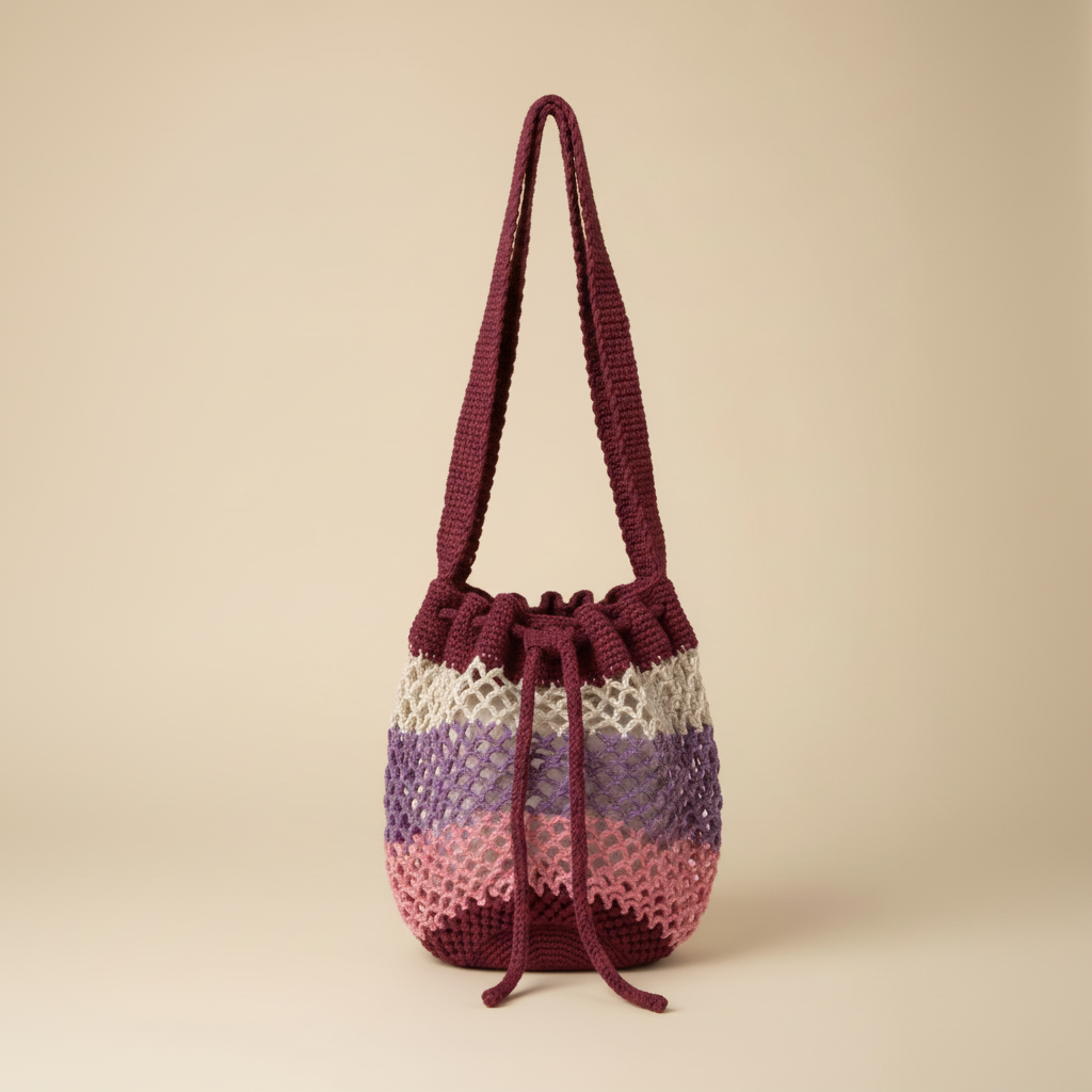 Crochet Bag 1:1 Square