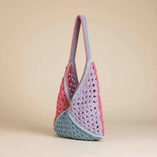 Crochet Bag – 3/4 Turn Beige