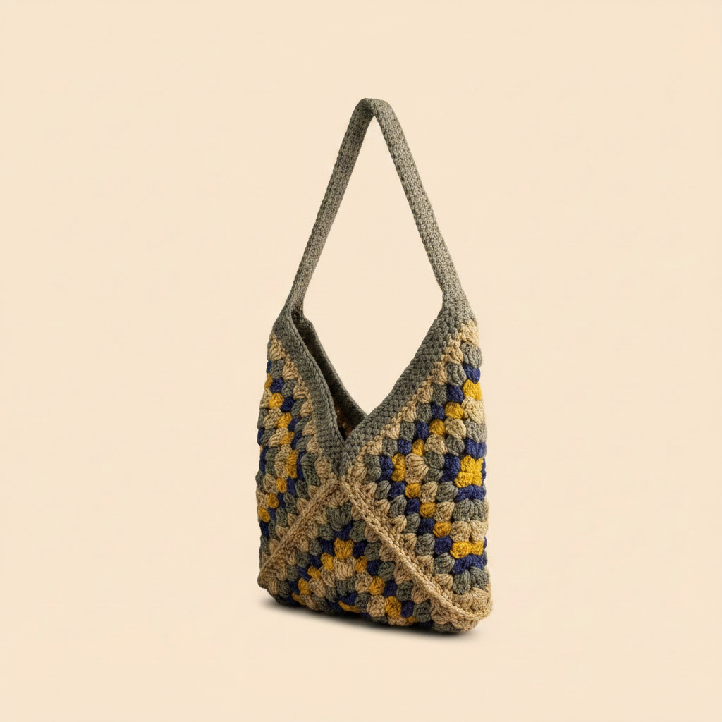 Crochet Bag - 3/4 Turn Professional Photoshoot