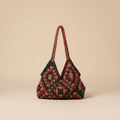 Crochet Bag — Beige Studio Shot