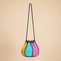 Crochet Bag – Front View on Beige
