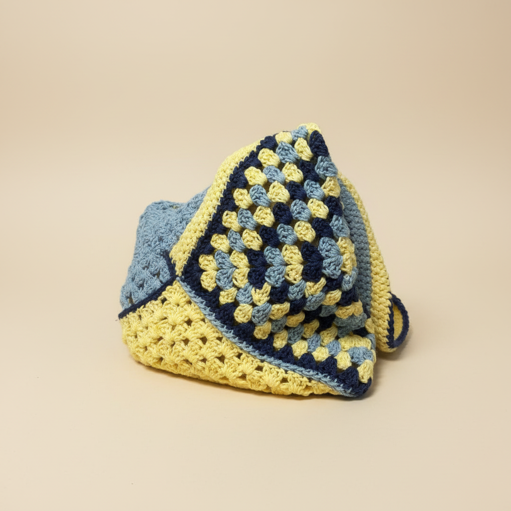 Crochet Bag – Professional 3/4 View