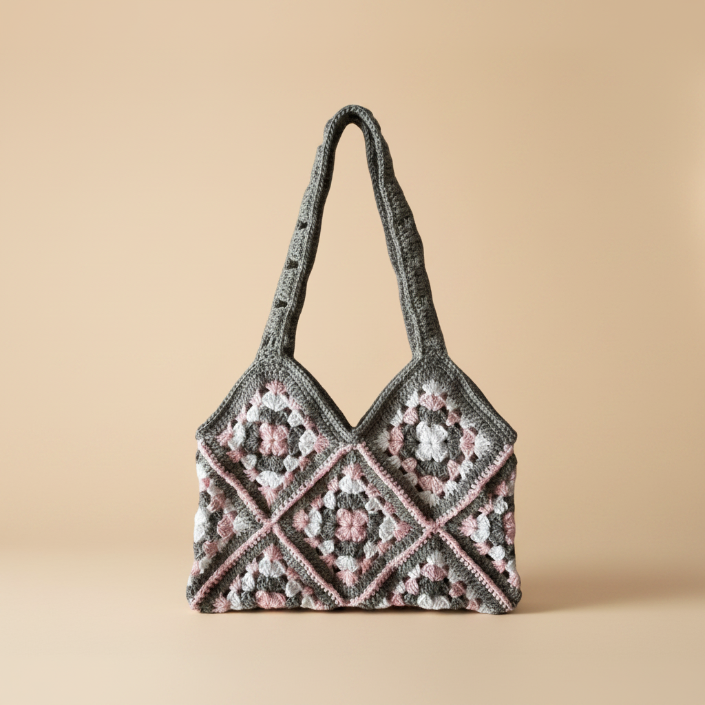 Crochet Bag — Straight Handles