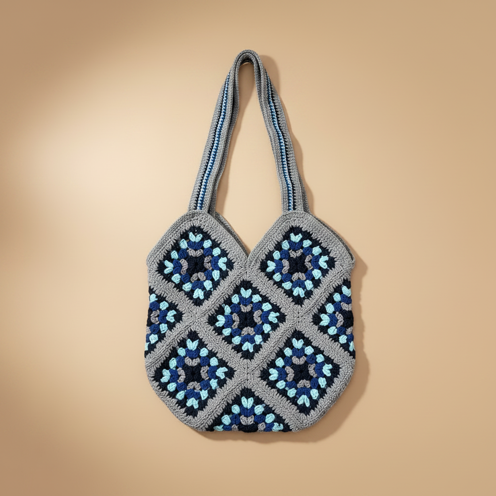 Crochet Bag — Straightened Handles