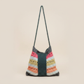 Crochet Boho Bag – Professional Beige Background