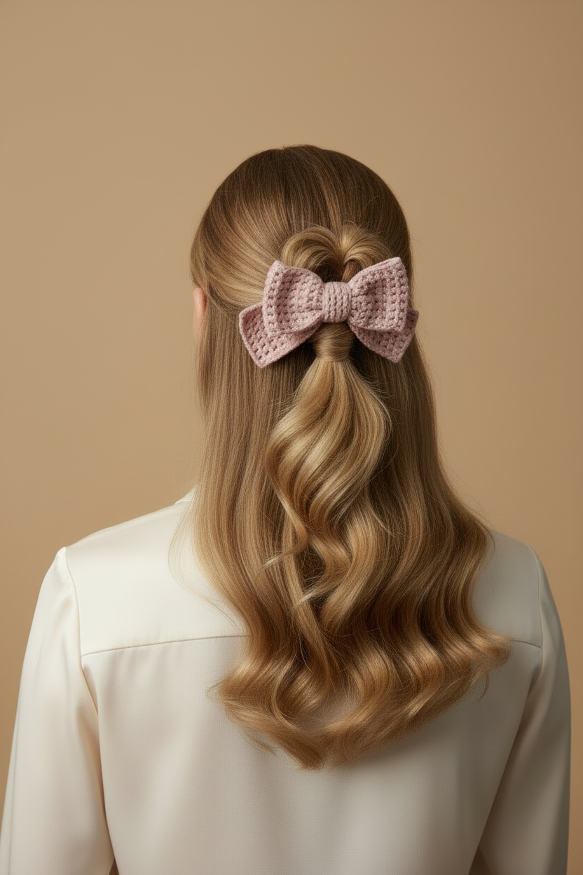 Crochet Bow at Back Only