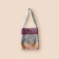 Crochet Crossbody Bag – Professional Beige Background