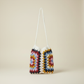 Crochet Granny Square Tote Bag