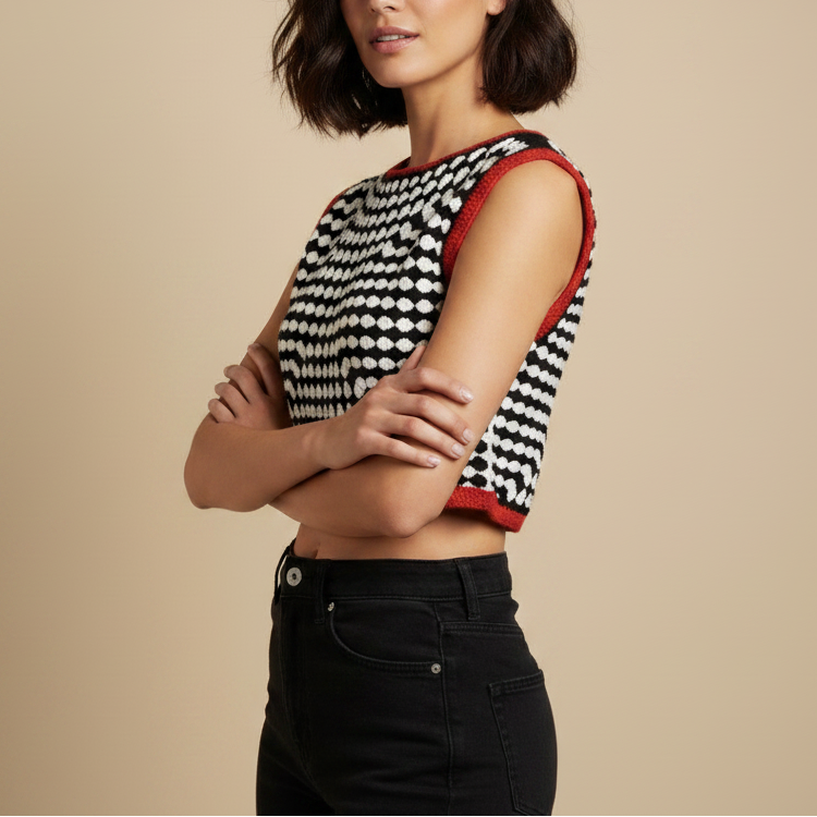 Crochet Top - Model Pose