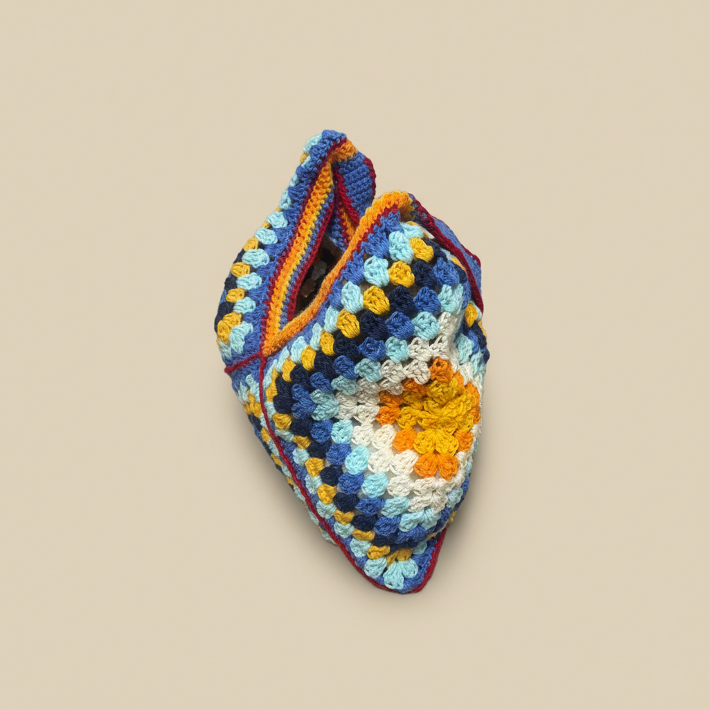 Crochet Tote Bag – Clean Background