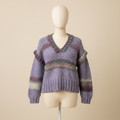 Lavender Crochet Sweater – Professional Photoshoot