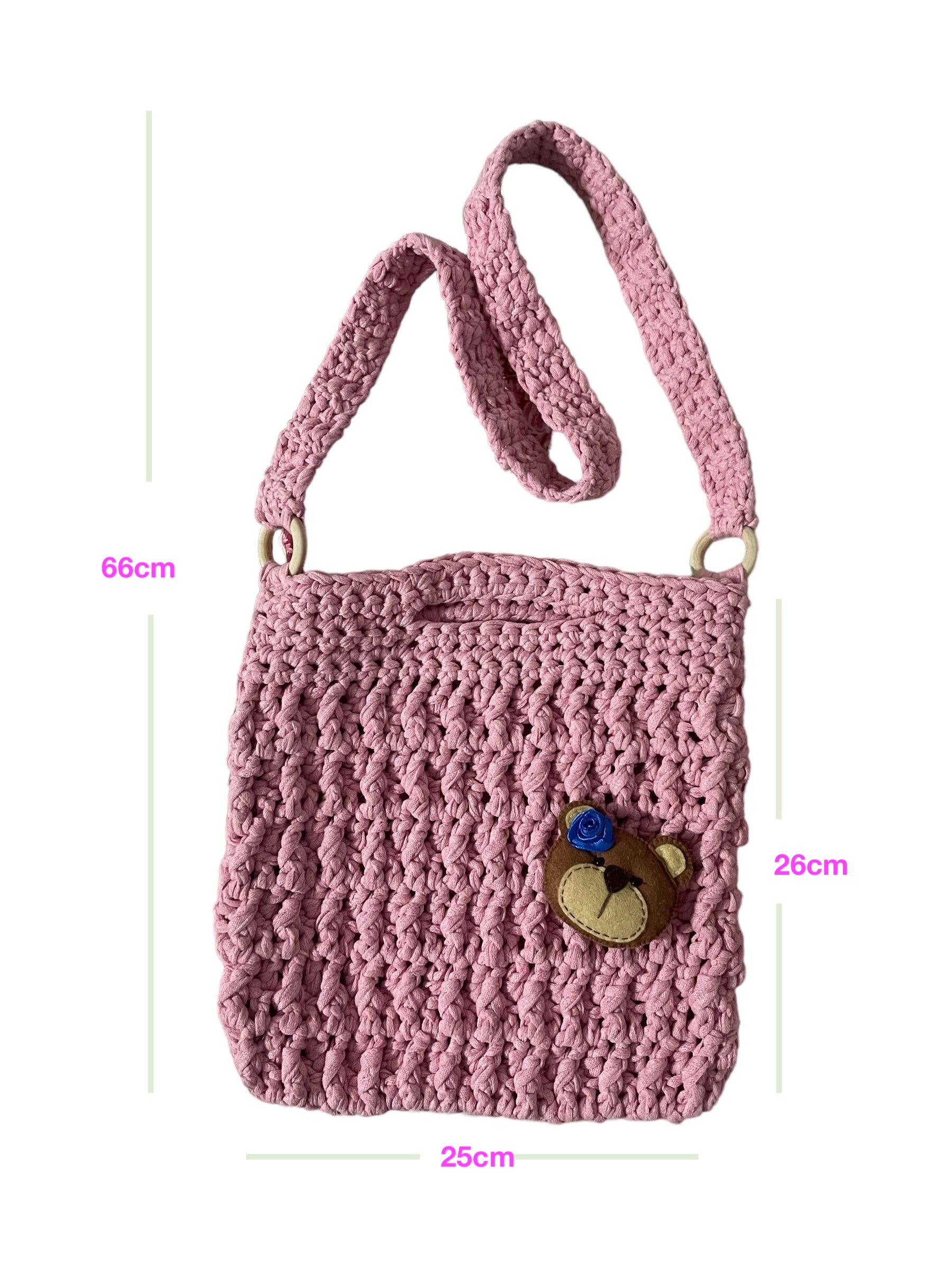 BOLSO TEJIDO A CROCHET