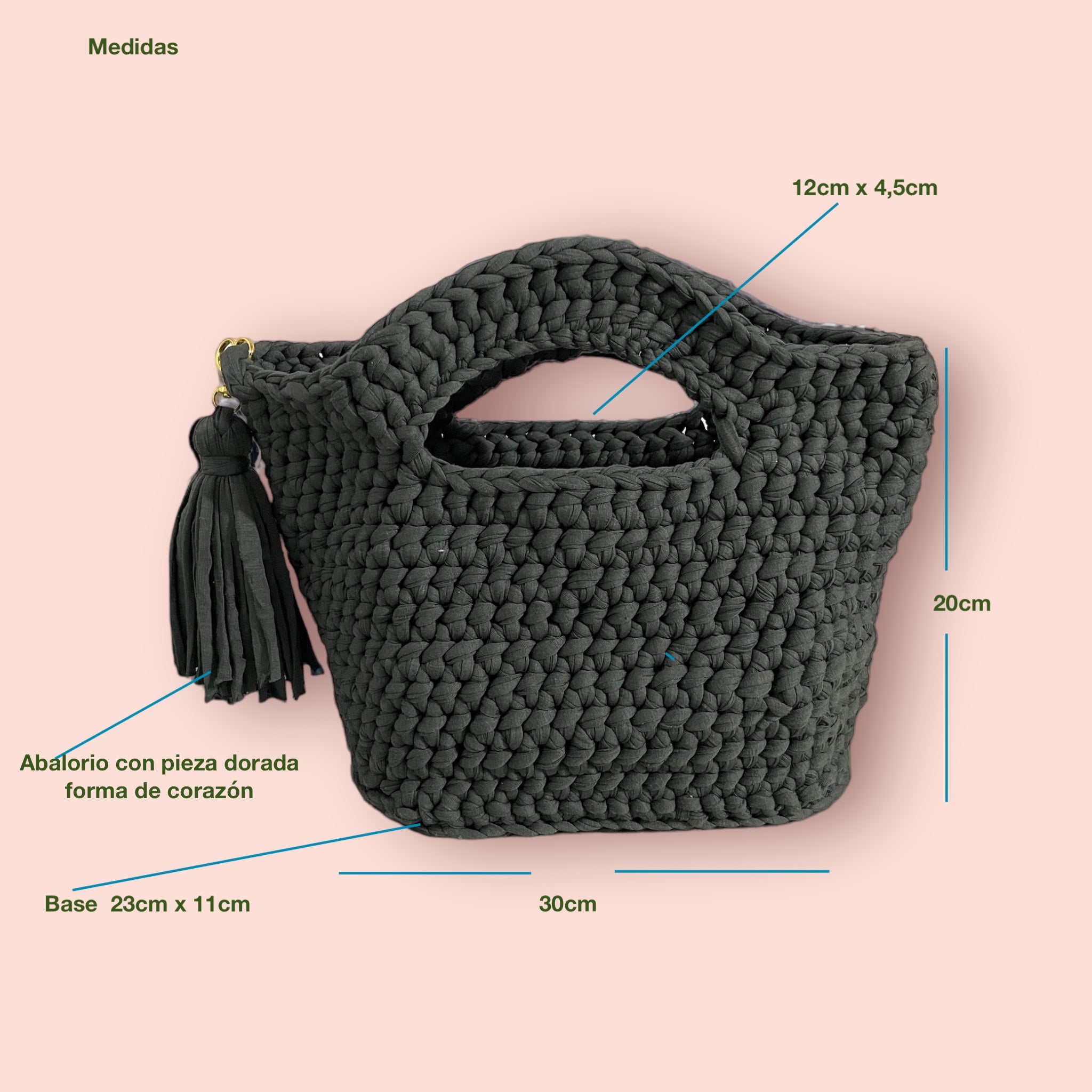 BOLSO DE TRAPILLO HECHO A MANO