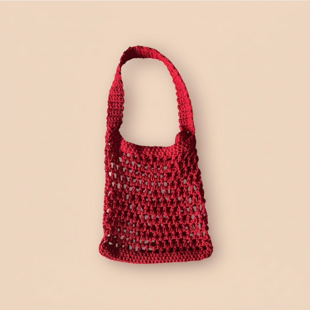 Professional Crochet Bag Studio Shot
