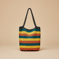 Rainbow Crochet Bag — Studio Beige